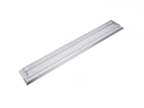 Double tube led flat light